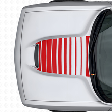 Adesivo in Vinile a Strisce Stroboscopiche per Cofano per Dodge Challenger 2015+_4