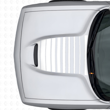 Adesivo in Vinile a Strisce Stroboscopiche per Cofano per Dodge Challenger 2015+_5