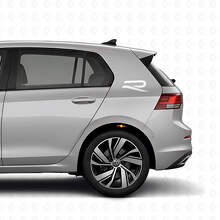 Kit Adesivi Vinile Logo R Posteriore per Volkswagen Golf R MK8 2023_5
