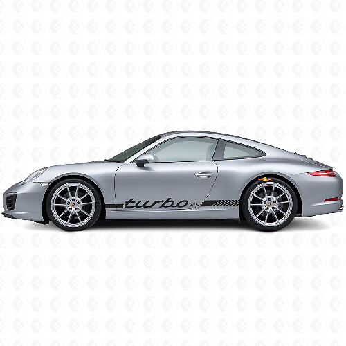 Kit Adesivi in Vinile Strisce Laterali Stile Turbo RS per Porsche911 991_1