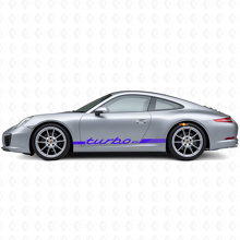 Kit Adesivi in Vinile Strisce Laterali Stile Turbo RS per Porsche911 991_2
