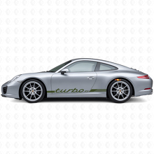 Kit Adesivi in Vinile Strisce Laterali Stile Turbo RS per Porsche911 991_3