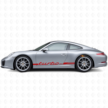 Kit Adesivi in Vinile Strisce Laterali Stile Turbo RS per Porsche911 991_4