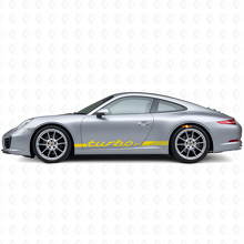 Kit Adesivi in Vinile Strisce Laterali Stile Turbo RS per Porsche911 991_6