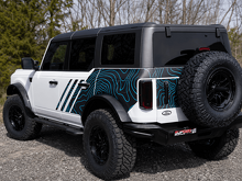 Kit di Adesivi in Vinile Completo con Mappa Topografica per Ford Bronco_2