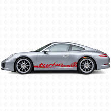 Kit Adesivi in Vinile Strisce Laterali Classic Style Turbo RS per Porsche 911 991_4