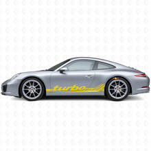 Kit Adesivi in Vinile Strisce Laterali Classic Style Turbo RS per Porsche 911 991_6