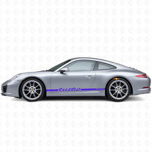 Kit Adesivi Vinile Strisce Laterali Slim Turbo RS per Porsche 911 991_3