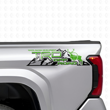 Set di Adesivi Laterali Posteriori in Vinile TRD Off Road Mountains per Camion Toyota_3
