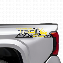 Set di Adesivi Laterali Posteriori in Vinile TRD Off Road Mountains per Camion Toyota_5