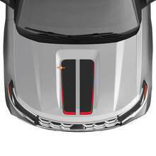 Set di Adesivi in Vinile con Doppie Strisce Cofano per Musclecar Explorer ST1 2020-2026_2