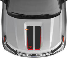 Set di Adesivi in Vinile con Doppie Strisce Cofano per Musclecar Explorer ST1 2020-2026_3