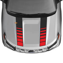 Set di Adesivi in Vinile con Doppie Strisce Cofano per Musclecar Explorer ST1 2020-2026_5