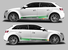 Kit Adesivi Vinile Strisce Laterali A3 Sport Techno Style per Audi A3 Sportback_3