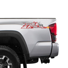 2 ADESIVI LATERALI TOYOTA TRD OFF Mountain DEER TRD racing development
 3