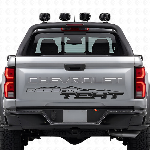 Adesivo in vinile personalizzato stile desertico per portellone Chevrolet Colorado ZR2