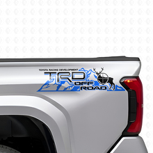 Kit di adesivi in vinile laterali posteriori stile TRD Off Road Mountain Deer per Toyota Tacoma Tundra_2