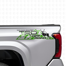 Kit di adesivi in vinile laterali posteriori stile TRD Off Road Mountain Deer per Toyota Tacoma Tundra_3