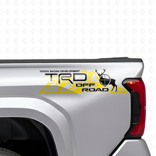 Kit di adesivi in vinile laterali posteriori stile TRD Off Road Mountain Deer per Toyota Tacoma Tundra_5