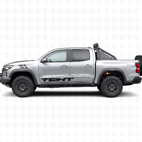 Kit adesivo in vinile personalizzato in stile deserto per la porta laterale Chevrolet Colorado ZR2