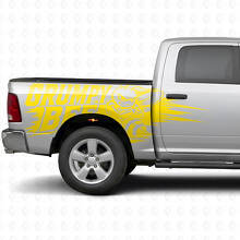 Kit Adesivi Laterali in Stile Splash Ape Brontolona per Camion Dodge Ram_10