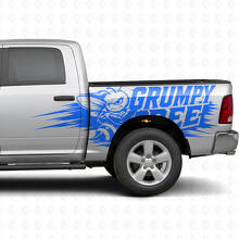Kit Adesivi Laterali in Stile Splash Ape Brontolona per Camion Dodge Ram_3