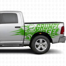 Kit Adesivi Laterali in Stile Splash Ape Brontolona per Camion Dodge Ram_5