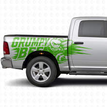 Kit Adesivi Laterali in Stile Splash Ape Brontolona per Camion Dodge Ram_6