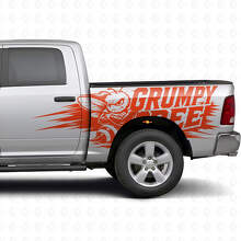Kit Adesivi Laterali in Stile Splash Ape Brontolona per Camion Dodge Ram_7