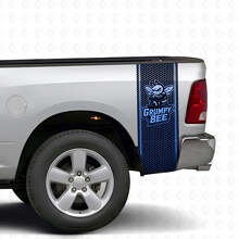 Kit di decalcomanie in vinile stile alveare Grumpy Bee per il comodino del camion Dodge Ram_4