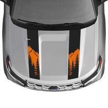 Kit di Adesivi in Vinile a Strisce sul Cofano Stile Doppia Montagna per Musclecar Explorer ST 2020-26_3