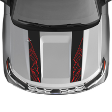 Kit Adesivi in Vinile Strisce Cofano Contorno Doppia Montagna per Musclecar Explorer ST 2020-26_2