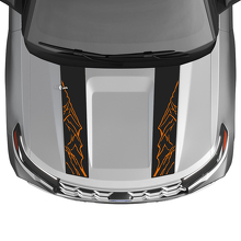 Kit Adesivi in Vinile Strisce Cofano Contorno Doppia Montagna per Musclecar Explorer ST 2020-26_3