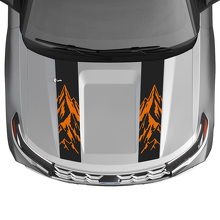 Kit adesivo in vinile con strisce contorno doppia montagna per cofano per Musclecar Explorer ST 2020-26_3