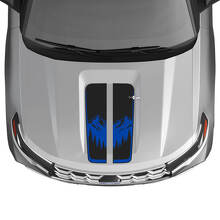 Kit Adesivi in Vinile con Doppia Striscia Centrale sul Cofano per Musclecar Explorer ST 2020-26_2