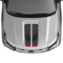Kit Adesivi in Vinile con Doppia Striscia Centrale sul Cofano per Musclecar Explorer ST 2020-26_3