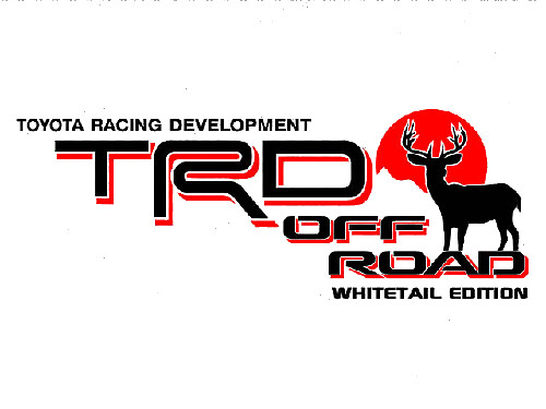 Adesivi in Vinile TRD Off Road Whitetail Edition per Toyota FJ Cruiser