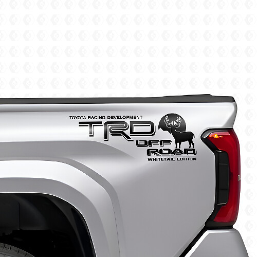 Kit Adesivi in Vinile TRD Off Road Edizione Whitetail per Toyota Tacoma Tundra