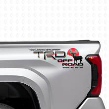 Set di adesivi laterali in vinile TRD Off Road Whitetail Edition Deer per camion Toyota_5