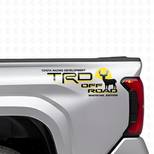 Set di adesivi laterali in vinile TRD Off Road Whitetail Edition Deer per camion Toyota_6