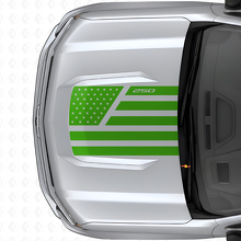 Adesivo in vinile Stile Stelle e Acciaio con Bandiera USA per Cofano Chevrolet Silverado 1500 2026_3