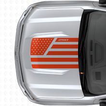 Adesivo in vinile Stile Stelle e Acciaio con Bandiera USA per Cofano Chevrolet Silverado 1500 2026_4