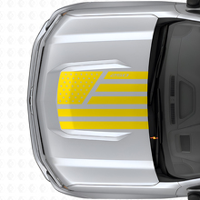 Adesivo in vinile Stile Stelle e Acciaio con Bandiera USA per Cofano Chevrolet Silverado 1500 2026_5