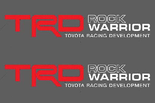 Set Adesivi Laterali in Vinile TRD Rock Warrior per Toyota FJ Cruiser