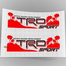 Set di Adesivi Laterali TRD Off Sport Beach per Toyota_2