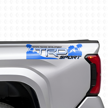 Set di Adesivi Laterali Posteriori in Vinile Stile Spiaggia TRD Off Sport per Camion Toyota_2