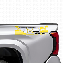 Set di Adesivi Laterali Posteriori in Vinile Stile Spiaggia TRD Off Sport per Camion Toyota_5