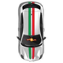 Kit adesivi in vinile a strisce lato superiore stile racing per Alfa Romeo_2