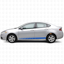 Kit Adesivi in Vinile a Strisce Stile Strobo per Minigonne Dodge Dart 2013+_2
