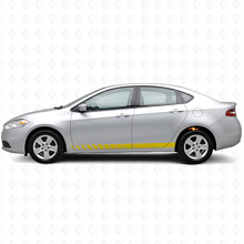 Kit Adesivi in Vinile a Strisce Stile Strobo per Minigonne Dodge Dart 2013+_5
